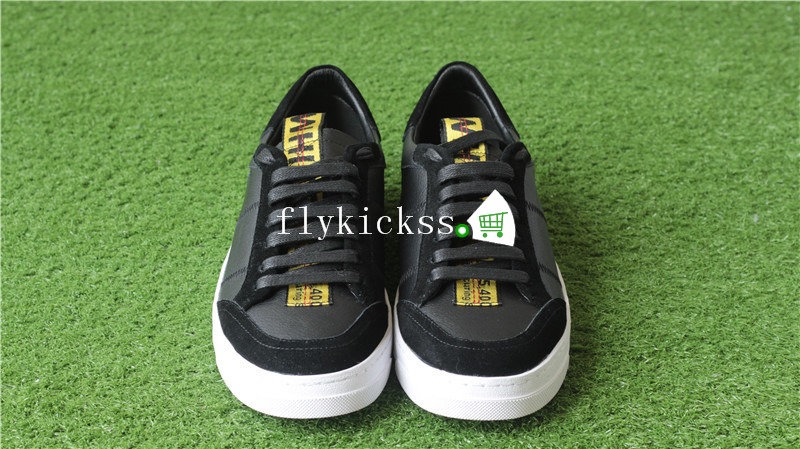 Off White Low Top Sneaker Black